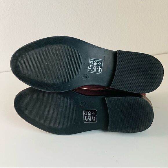 ASOS Burgundy Suede Slip On Boots‎ - Picture 5 of 7